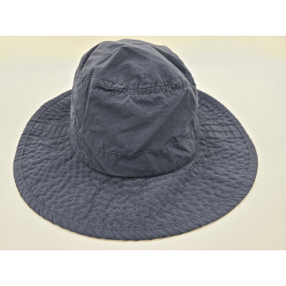 Eddie Bauer S-M Bucket Hat Cap Sun Golf Floppy Beach Party Dad Men Women Blue